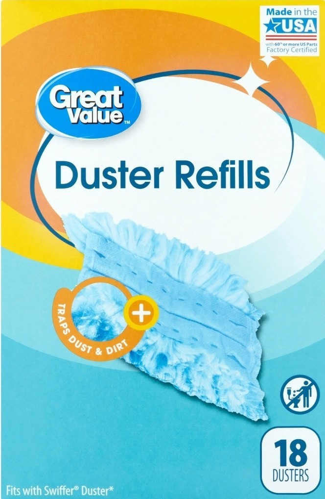 Great Value Duster Refills, 18 Count - Fits Swiffer Duster 