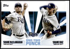 2023 Topps #12P-7 Shane McClanahan / Shane Baz One-Two Punch