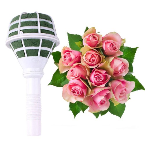  4 Pezzi Porta Bouquet Floreale Decorazioni Matrimonio per Casa Base Fiore - Foto 7 di 11