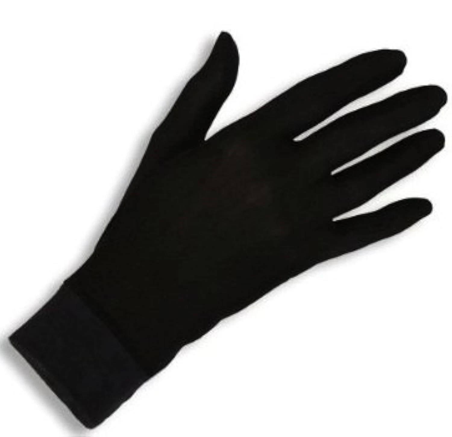 Jasmine Silk Pure Gloves Thermal Liner Glove Inner Ski Bike XL, Black