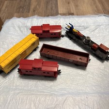 Vintage American Flyer S Gauge Train Car Lot Caboose 806 638 Gondola 805