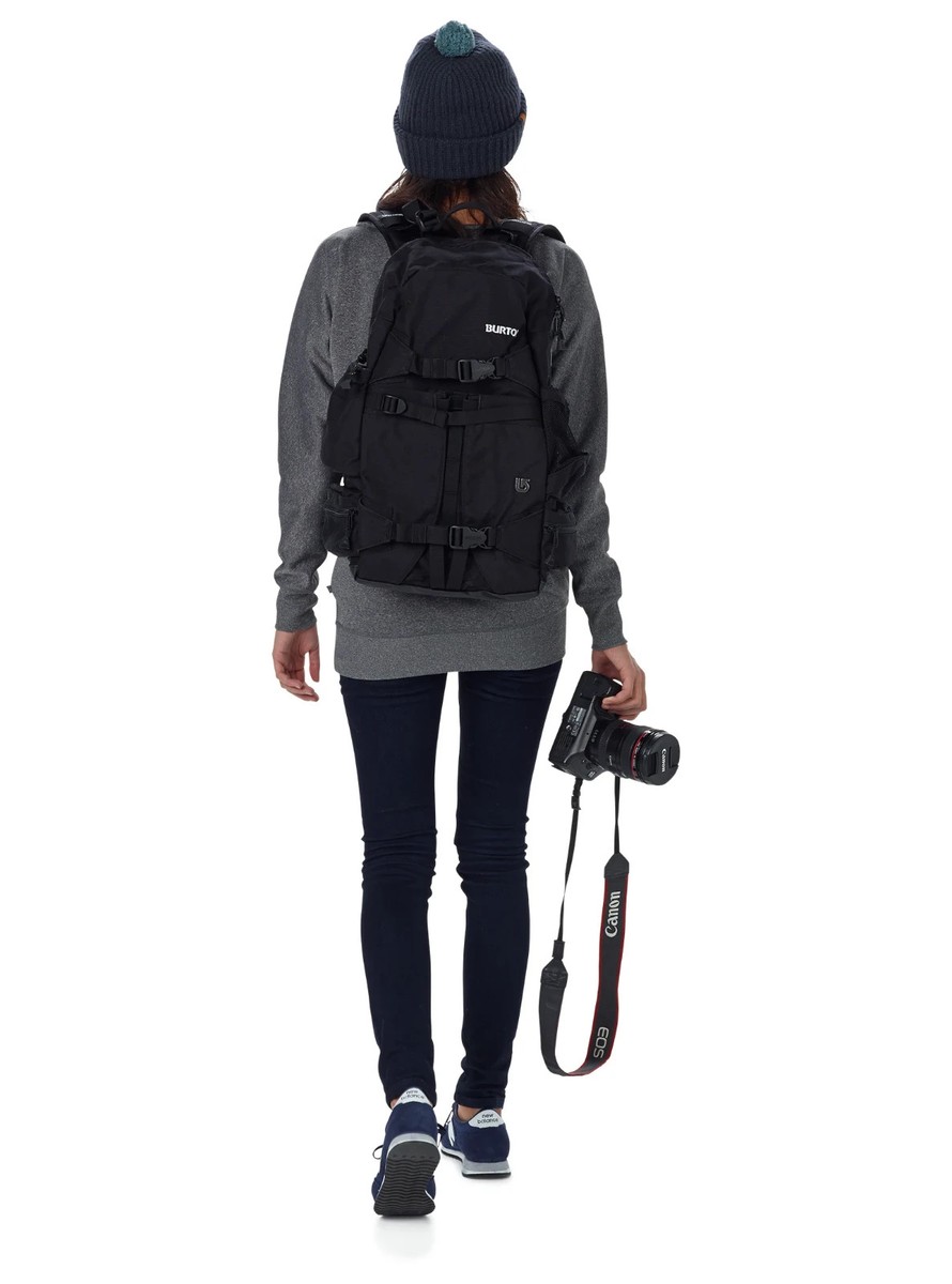 BURTON Zoom 26L Camera Backpack Black Snowboarding