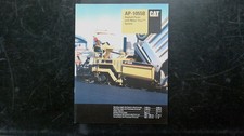 Caterpillar AP-1055B Asphalt Paver Brochure Vintage 1989 Agriculture