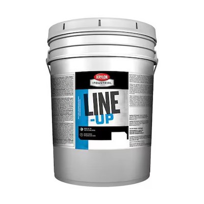 Krylon Industrial K41130404-20 Pavement Striping Paint, 5 Gal., Parking Lot