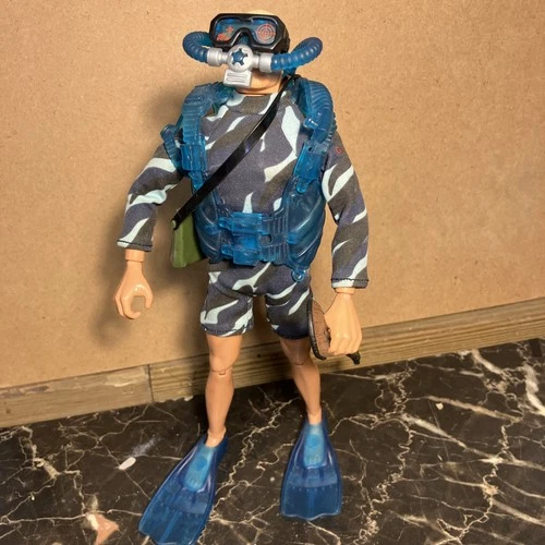 Gi Joe 12” 1/6 Hasbro Navy Sea Diver Scuba Accessories B17