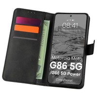 Bizon Case Pocket Motorola Moto G86 5G / G86 Power 5G Schwarz