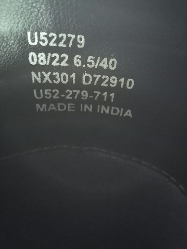 New Next Size 6.5 UK/EU 40 Black Forever Comfort Leather Loafer Shoes - Picture 5 of 7