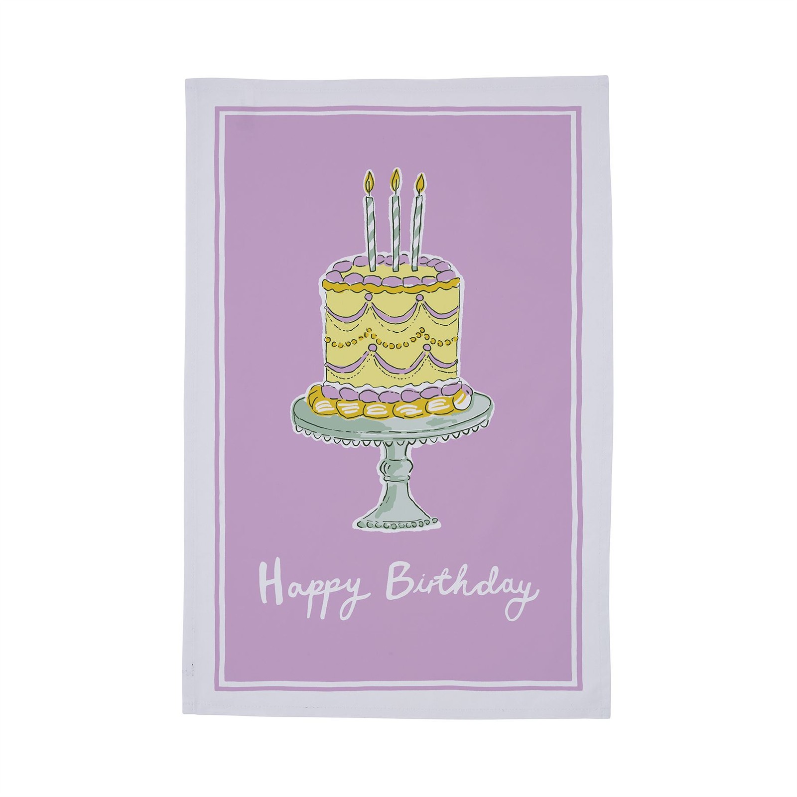 Cotton Tea Towel Ulster Weavers Happy Birthday 100% Cotton Multi
