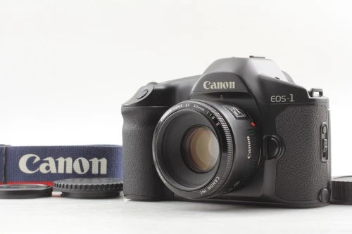 [TOP MINT] Canon EOS-1 SLR 35mm Film Camera EF 50mm F1.8 II AF Lens from JAPAN