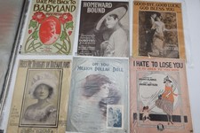 Vintage 1910s-1920s Sheet Music Lot Homeward Bound Dreamland