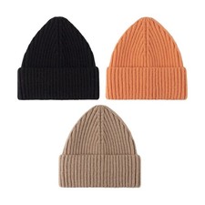 Caps Winter Knit Plain Clothing Retro for Running Outdoor Activities Climbing