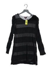 Yumi A-Line Midi Dress S in Black