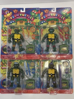 PLAYMATES Teenage Mutant Ninja Turtles TOON TURTLES Figures set Of Four 2021
