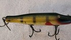 Vintage CCB Co Pikie Fishing Lure. Stamped 9-7-20. Wooden W/ Glass Eyes.  — photo 9