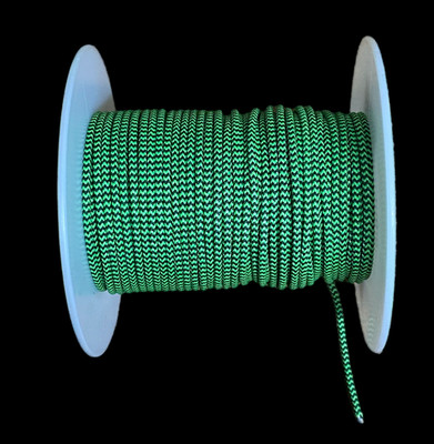 5 FEET BCY #24 SPECKLED FLO GREEN /BLACK Archery Bowstring RELEASE D LOOP ROPE