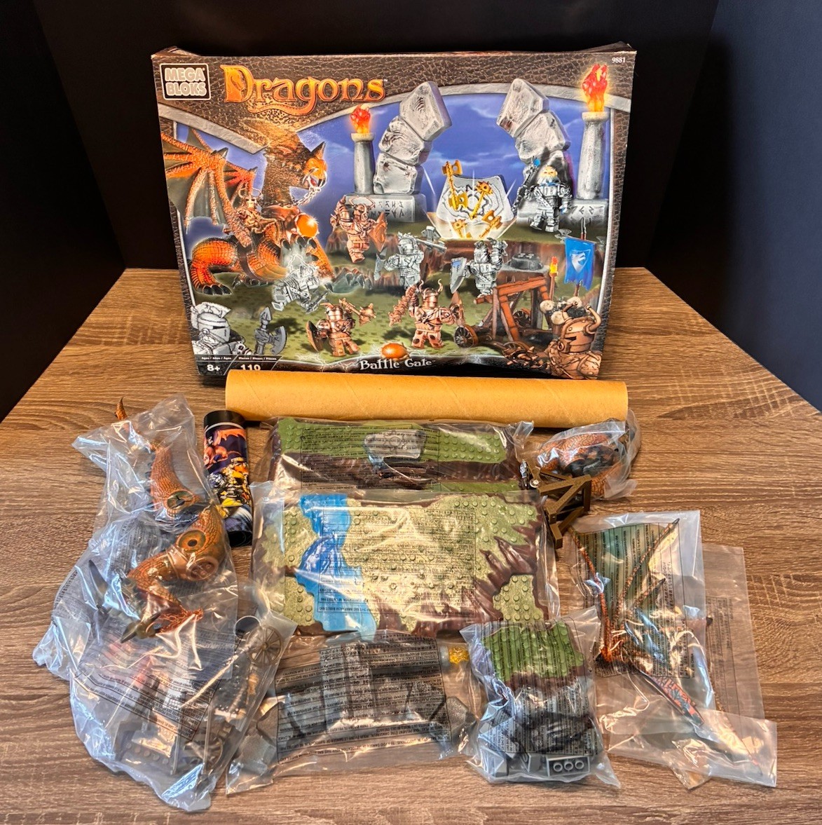 Mega Bloks Dragons 9881 Battle Gate Set 2002 Open Box | eBay