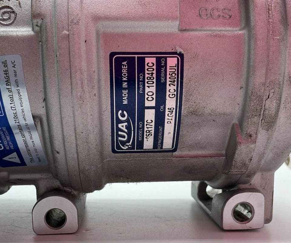 A/C Compressor UAC CO4667C Peterbuilt 325/330/337 2011-2015  Ford F-650 F-750 Ne - Image 2 of 3