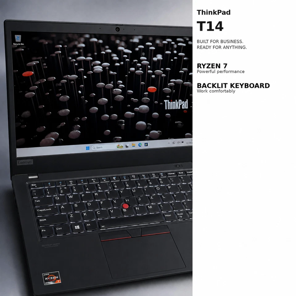 Lenovo ThinkPad T14 G1 · Ryzen 7 PRO 4750U · 16GB · 256GB, photo 1 of 5
