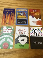 YOTO Starter Pack NEW 6 Cards