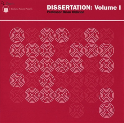 Professor Brian Oblivion Dissertation - Volume 1 (Vinyl) 12'' Album