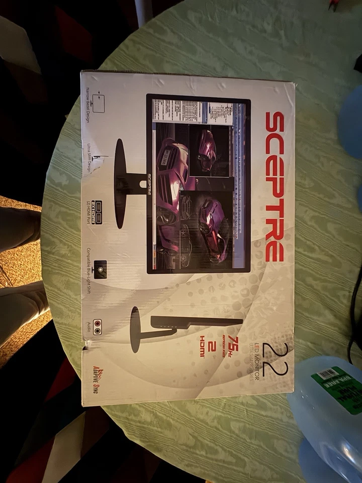 Sceptre E225W-19203R 22in. Ultra Thin 1080P LED Monitor  - Two Monitors - Image 3 of 4