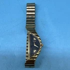 Vtg Seiko Rivoli Half Moon Watch Women Gold Tone 1F20-5D59