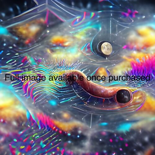 Time Travelling Wormhole | High Res | Digital Wall Space Art Print | Download - Photo 1 sur 1