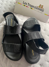 Sandales bandes élastiquées lettres modèle COOL Les TROPEZIENNES 38