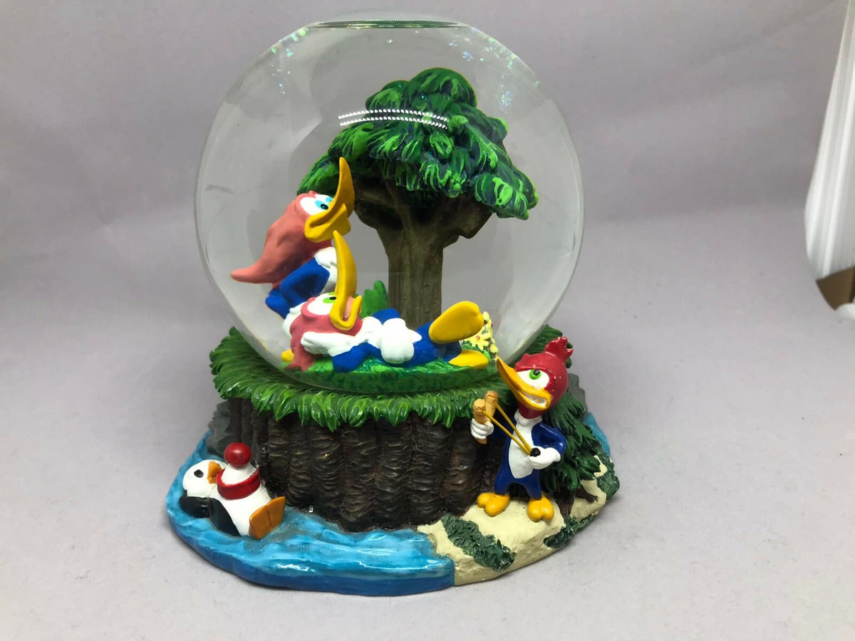 Woody Woodpecker Snow Globe Universal Studios Japan 1998 Walter