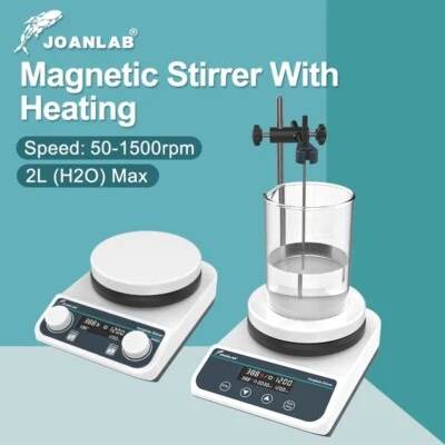JOANLAB Lab Digital Magnetic Stirrer Hot Plate Magnetic Mixer HS5C