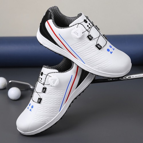 Men's Golf Shoes Waterproof Breathable Sneakers Outdoor Non-slip Walking Shoes - Picture 6 of 16