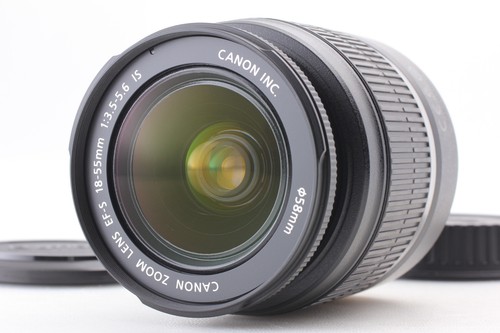 ▶️ 【 Top MINT w/ Cap 】 Canon EF-S 18-55mm F/3.5-5.6 IS AF Zoom Lens From JAPAN