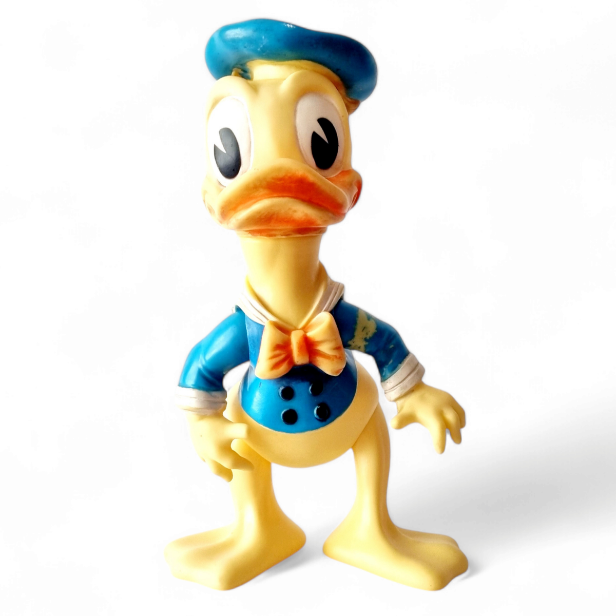レドラプラスチック スクルージ・マグダック ビンテージ ソフビ スクル hA52 Vintage 1960s Donald Duck Rubber Squeak Collectible Toy 13