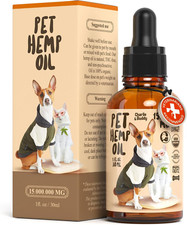 Charlie Buddy - H mp Oil for Dogs Cats - Hip and Joint Support and Skin Health -