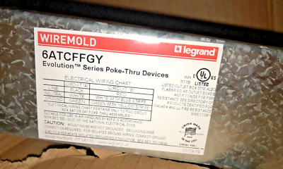 Legrand - Wiremold Evolution 6ATCFFGY Poke-Thru Devices | eBay