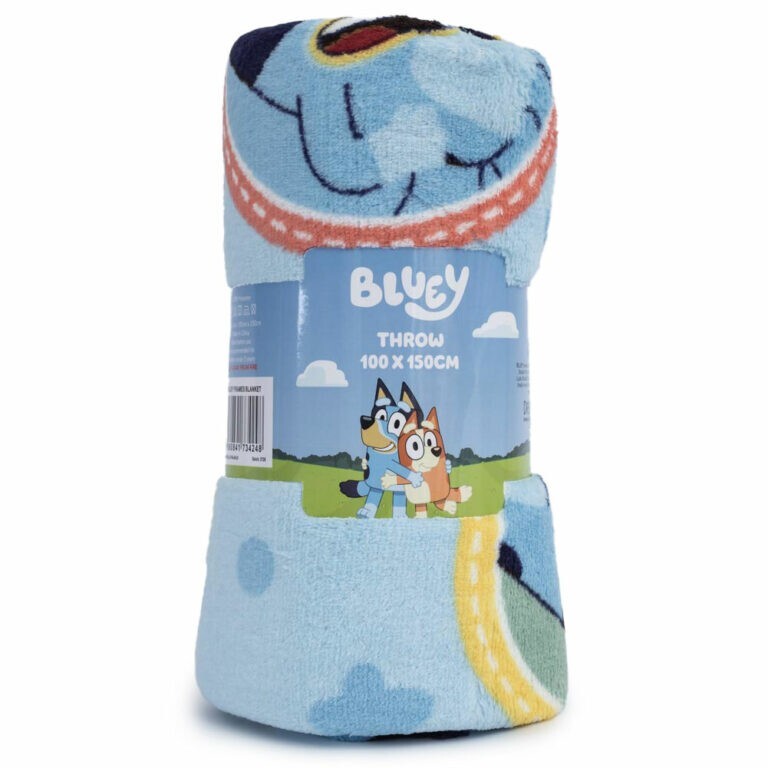 Bluey Frames Fleece Blanket, Birthday, Christmas Gift Official Merchandise