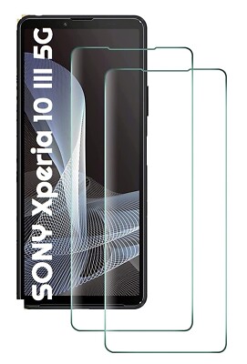 2x SONY Xperia 10 III 5G Panzerfolie Verbundglas Schutzglas 9H Displayschutz