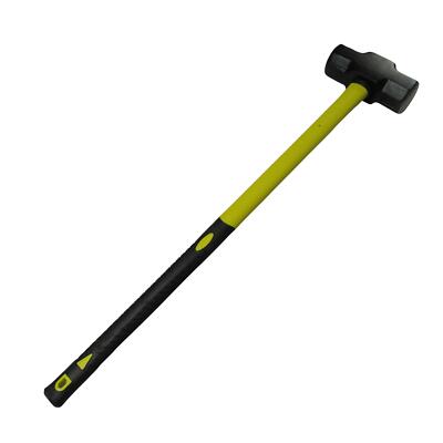 Heavy Duty Lump Sledge Hammer with Fibreglass Shaft (7lb - 14lb Sledge ...
