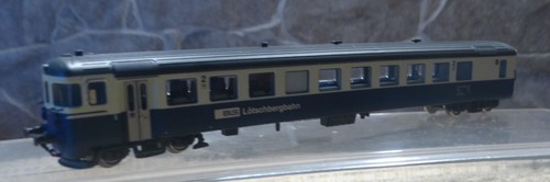 Hobbytrain   23940    (Spur N)   Steuerwagen  Lötschbergbahn  Autoverladazug | Zustand: Gebraucht