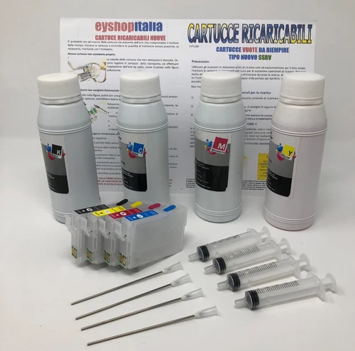 Cartucce Ricaricabili AUTO RESET PER EPSON STAMPANTE WorkForce WF-7110DTW