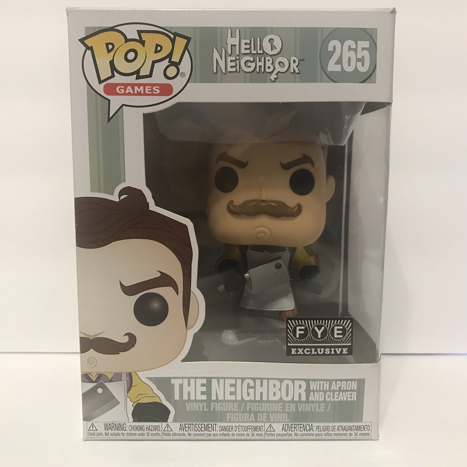 En Oferta Funko Pop! Juegos Hello Neighbor #265 El Vecino Con Delantal Y Cuchilla Exclusivo Para Fye