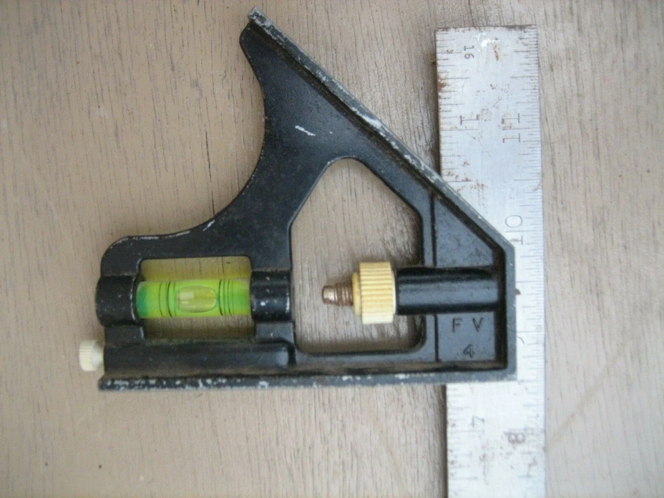 STANLEY Combinación Cuadrado 46-222 Metal Negro 12" EE. UU. Foto 3 de 4