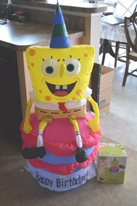 Spongebob Squarepants Happy Birthday Decoration Airblown