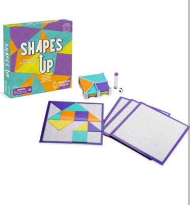 Learning Resources Shapes Up Strategiespiel, Puzzle für 7 8 9 10+ Alter Jungen Mädchen