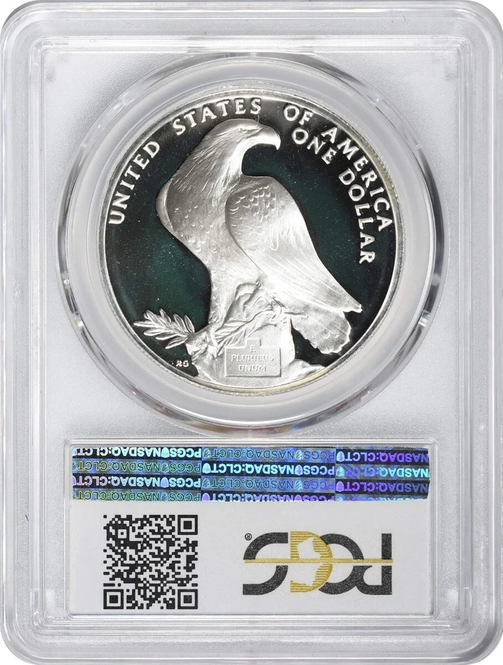1984-S Olympic Silver Commemorative Dollar PR69DCAM PCGS Proof 69 Deep Cameo - Image 2 of 2