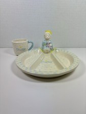 Mud Pie Prince Dish Set Plate Mug 2000 Baby Boy 2-piece Gift Set Keepsake