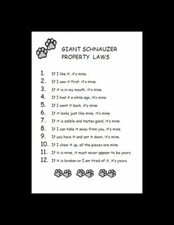 Giant Schnauzer - CUSTOM MATTED - Dog Art Print - P/L