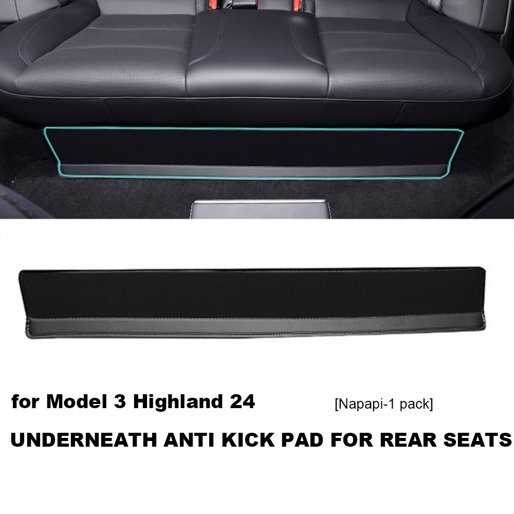 Rear Seat Lower Full Surround Protective Mat for Tesla 2024 Model 3 Highland