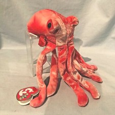 Wiggly Squid Ty Beanie Baby 4275 2000 PE Retired 7.99