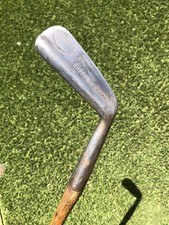 Vintage Hickory Shaft Golf Club Donaldson Co Hand forged Putter 35 right